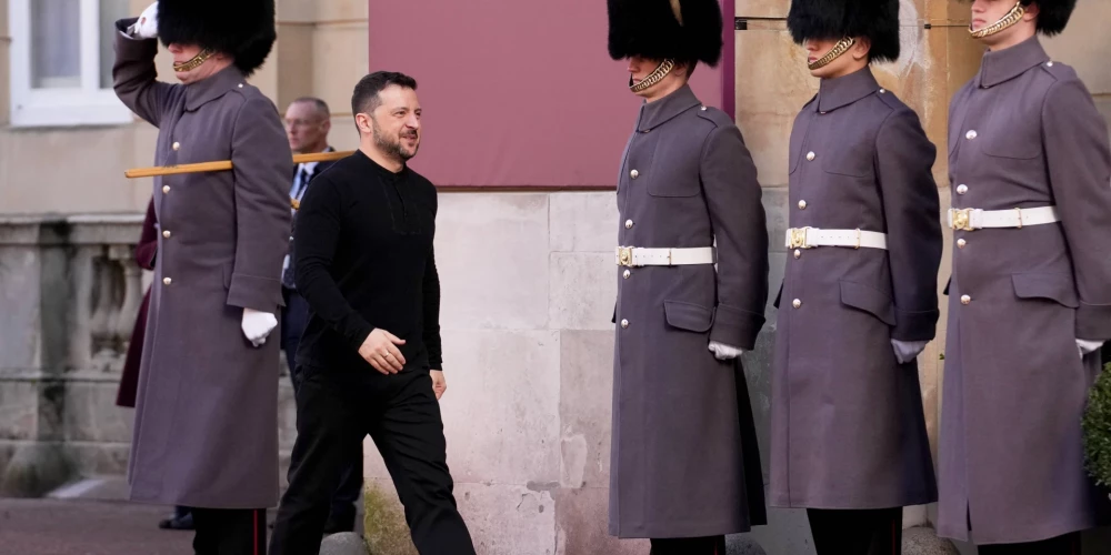 Volodimirs Zelenskis Londonā.