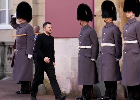 Volodimirs Zelenskis Londonā.
