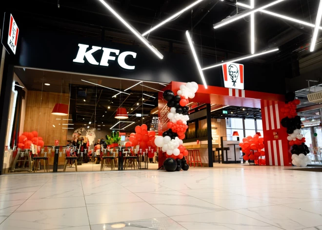 ФОТО: KFC открыл самый большой ресторан в Иманте - он оформлен в совершенно новом концепте