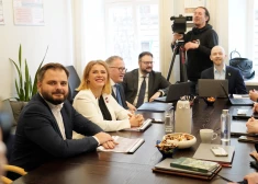 Ministru prezidente pirmdien tikās ar partijas "Progresīvie" pārstāvjiem. 