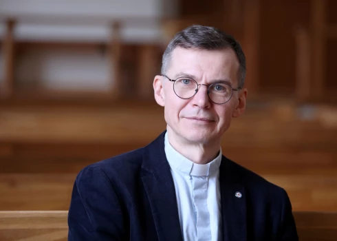 Latvijas evaņģēliski luteriskās baznīcas arhibīskapa amata kandidāts prāvests Dzintars Laugalis.
