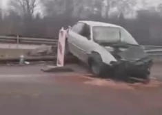 Кадр с места ДТП.