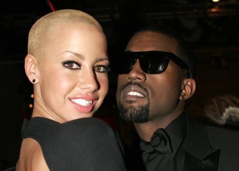 Эмбер и Канье в 2009 году.