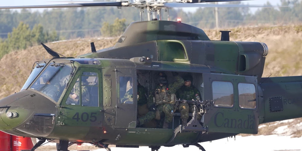 NATO daudznacionālās brigādes Latvijā organizētās militārās mācības "Oak Resolve" Ādažu militārajā poligonā./Ilustratīvs attēls.