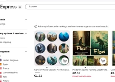 Ķīniešu krāmu e-veikals "AliExpress" pilns ar filmas "Straume" viltojumiem