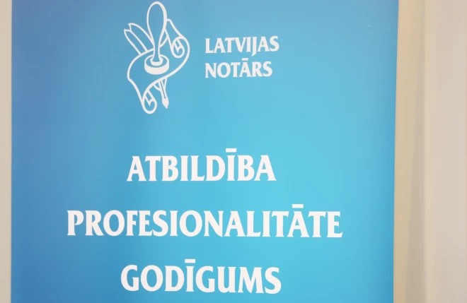 Latvijā ir ap 110 praktizējošu notāru.