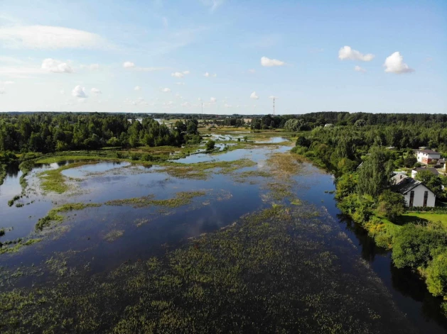 Ainas no pagājušā gada plūdiem Jelgavā.