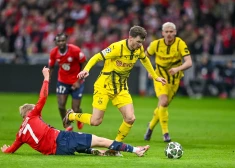 "Borussia" astotdaļfināla atbildes spēlē viesos ar rezultātu 2:1 (0:1) pārspēja "Lille" vienību un divu maču summā guva virsroku ar 3:2.