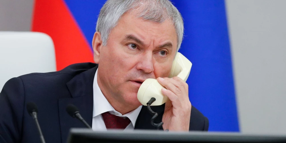 Krievijaas Valsts domes priekšsēdētājs Vjačeslavs Volodins