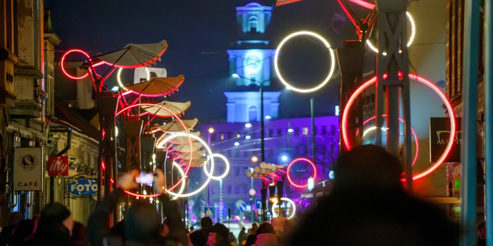 Tā Liepājā mirdzēja 2020. gadā.