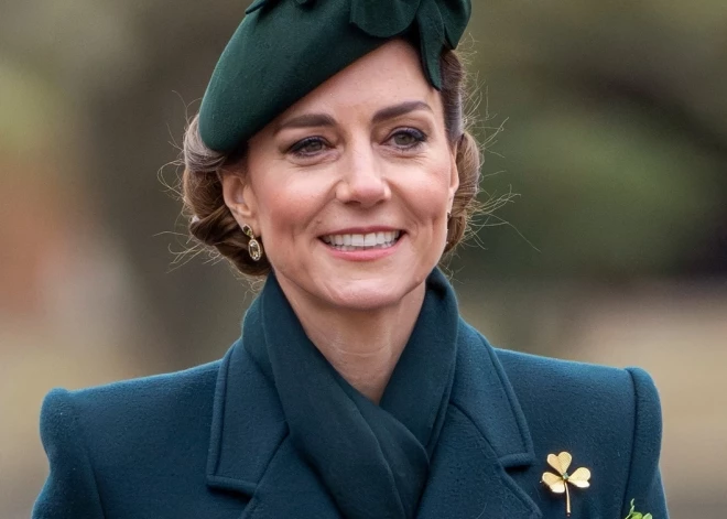 Princese Ketrīna Svētā Patrika dienas parādē 2025. gada 17. martā.