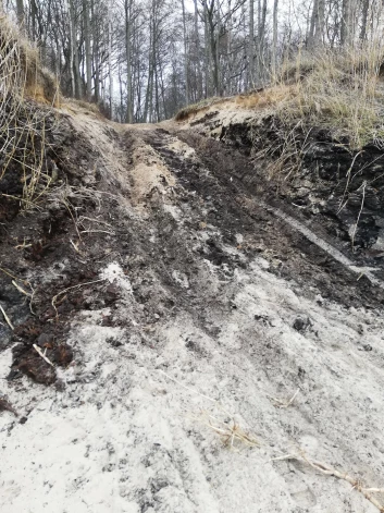 Ventspils pusē satraukušies, ka tur plašā slānī uzradušies kāpu izbraukātāji (attēlā – Staldzenes kāpa).