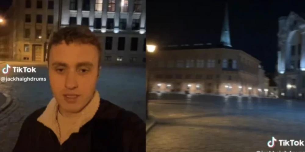 Puisis bija tik pārsteigts par tukšumu, ka pat nofilmēja video!