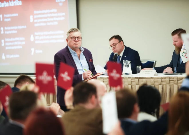 Latvijas Olimpiskās komitejas Ģenerālā asambleja (foto: Juris Rozenbergs)