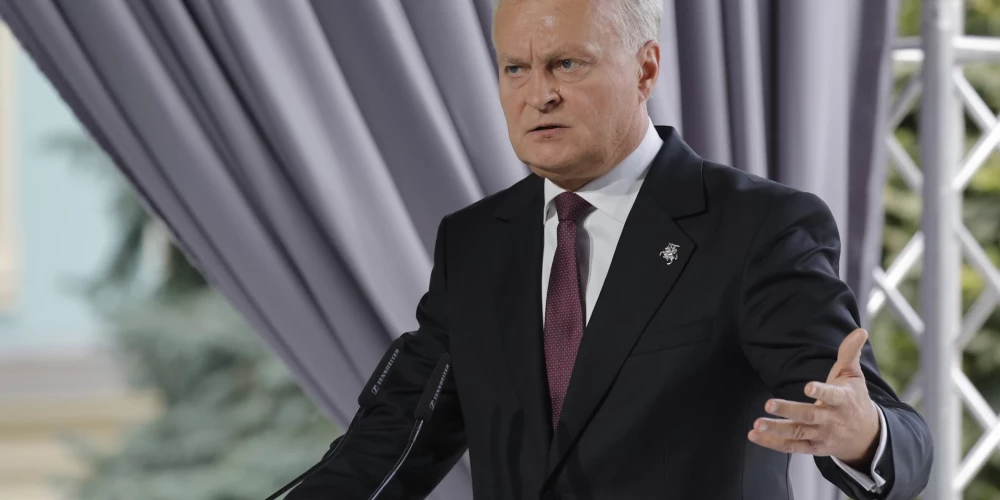 Lietuvas prezidents Gitans Nausēda.