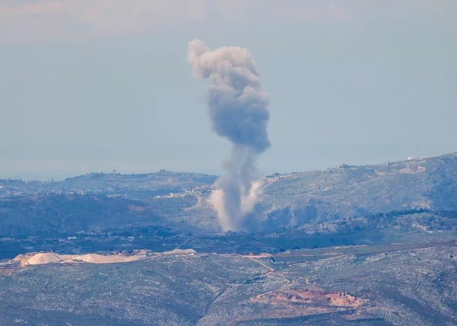 Izraēla devusi atbildes triecienus "Hizbollah" mērķiem Libānā