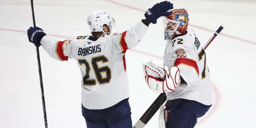Balinskis un pašreizējā Stenlija kausa glabātāja Floridas "Panthers" viesos ar 3:6 (3:3, 0:3, 0:0) atzina līgas līderes Vašingtonas "Capitals" pārākumu.