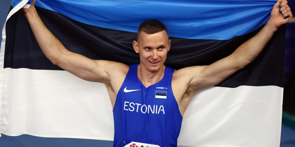 Igaunijas vieglatlēts Johanness Erms. 