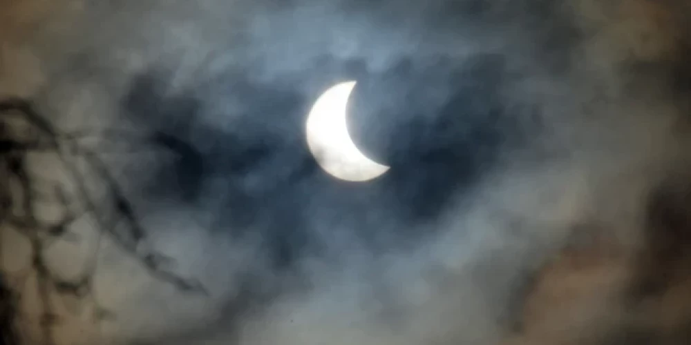 Частичное солнечное затмение в Латвии 20 марта 2015 г.