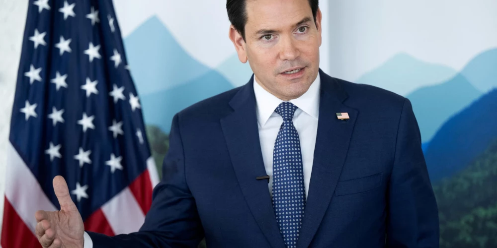 Rubio ASV Valsts departamentā plkst.18 pēc Latvijas laika tiksies ar Braži, Igaunijas ārlietu ministru Margusu Cahknu un Lietuvas ārlietu ministru Ķēstuti Budri.