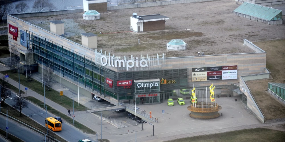 Iepirkšanās centrs "Olimpia" Ķīpsalā.