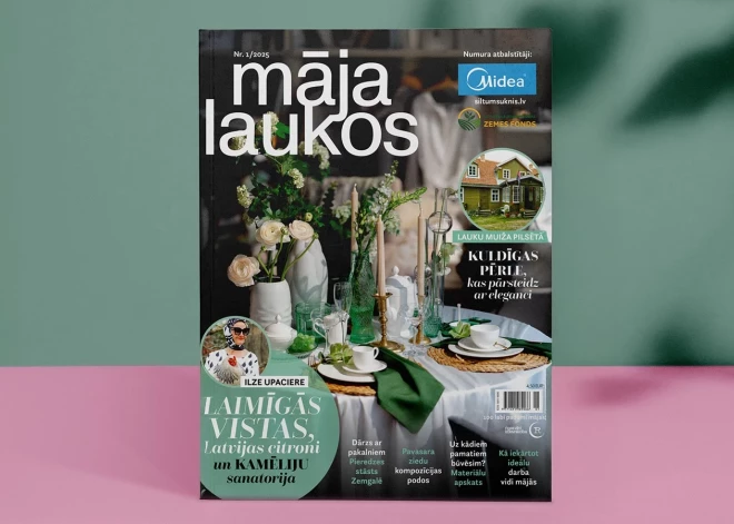 Žurnāla "Māja Laukos" pavasara numurs – ar jaunu elpu