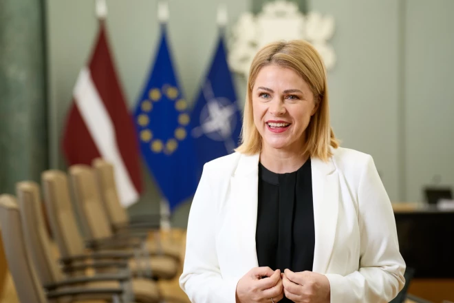 Premjerministre Evika Siliņa.