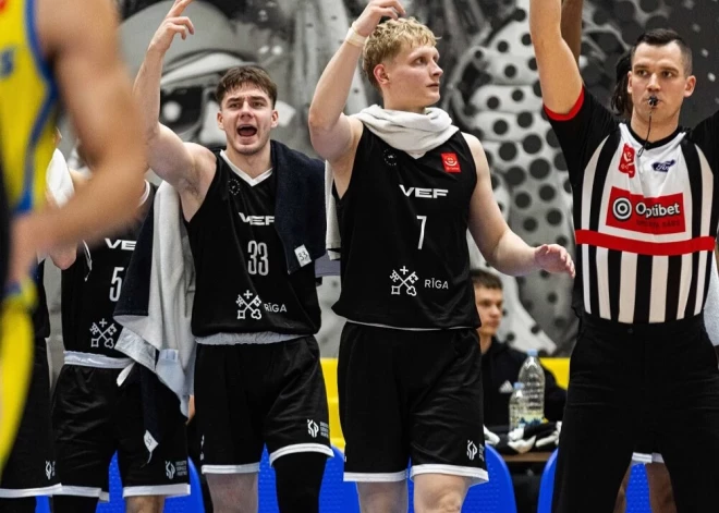 "VEF Rīga" basketbolisti izšķirošajā mačā sakauj "Ventspili" un Latvijas-Igaunijas līgas pusfinālā spēlēs pret "Ogri"