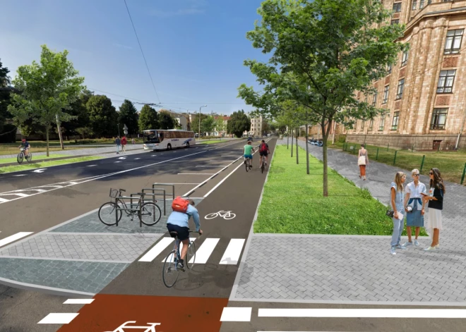 ФОТО: вот как уже в сентябре преобразится улица Пурвиша в Риге