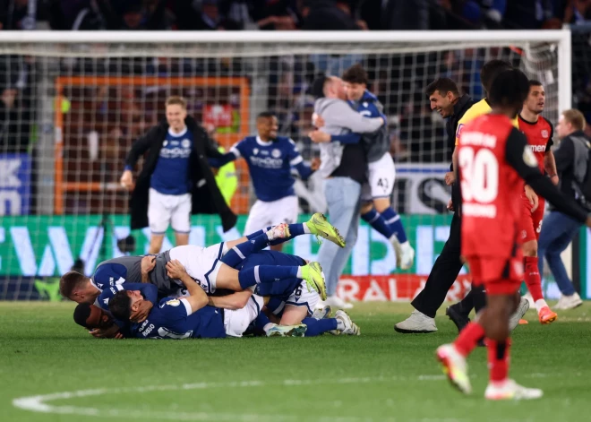 Roberta Uldriķa "Arminia" Vācijas kausa pusfinālā nokautē vareno Leverkūzenes "Bayer"