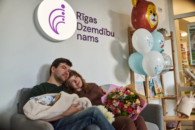 Anastasija ir ļoti pateicīga vīram, kas bērniņa pasaulē nākšanas brīdī bija līdzās un atbalstīja mīļoto sievu.