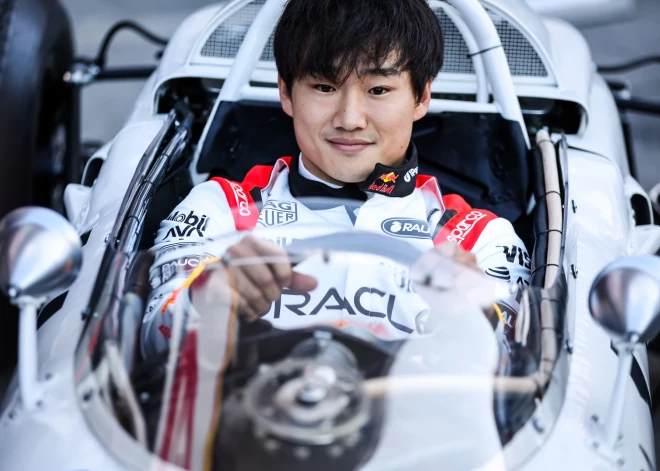 Cunoda jau savā "Red Bull" debijā cer uz pjedestālu