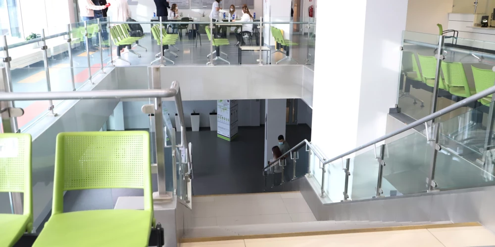 Rīgas Austrumu klīniskās universitātes slimnīcas telpas.