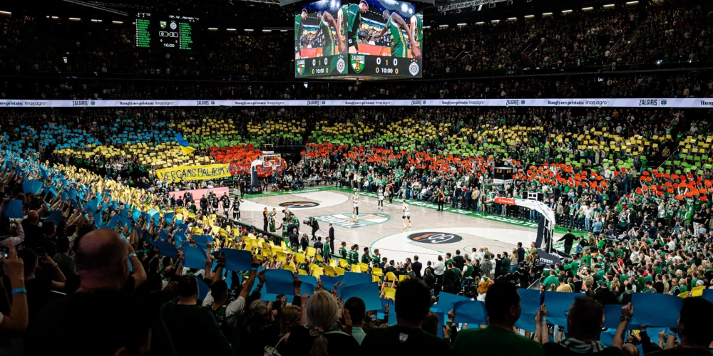 Kauņas kluba fani pirms spēles vienojās atbalsta akcijā.