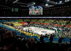 Kauņas kluba fani pirms spēles vienojās atbalsta akcijā.