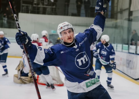 "Mogo"/RSU jau vadībā 2-0 finālsērijā pret "Zemgale"/LBTU (foto: "HK Mogo" / "Facebook")