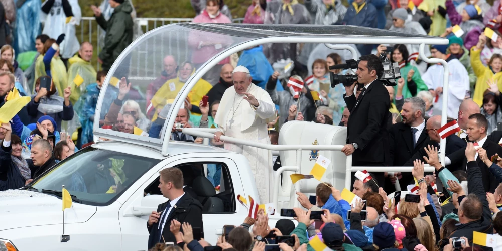 Viņa Svētība pāvests Francisks 2018. gadā.