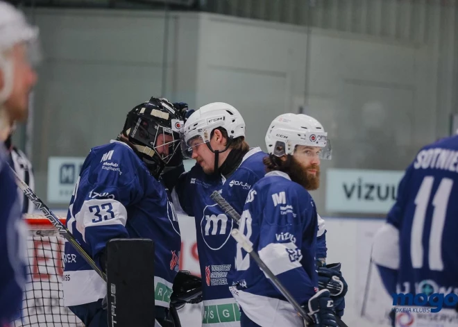 "Mogo"/RSU trešo reizi pārspēj "Zemgale"/LBTU, tikai viena uzvara šķir no no Latvijas hokeja čempionu titula