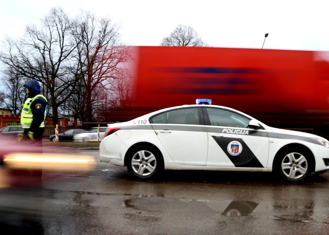 Šonedēļ policija pastiprināti kontrolēs braukšanas ātrumu