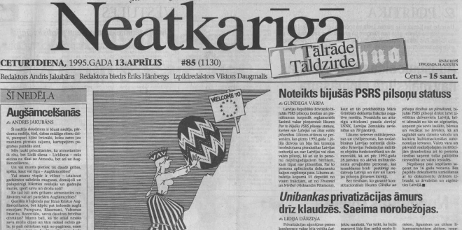 “Neatkarīgā Cīņa” 1995. gad Lieldienu svētku numurā atrāda, kā latvieši Lieldienu olu veļ Eiropas kalnā.
