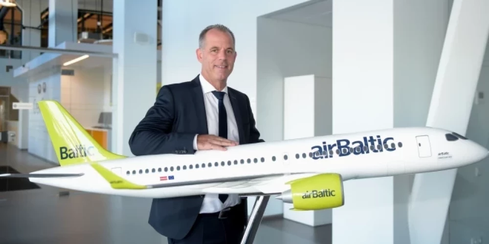 Бывший председатель правления латвийской национальной авиакомпании airBaltic Мартин Гаусс.