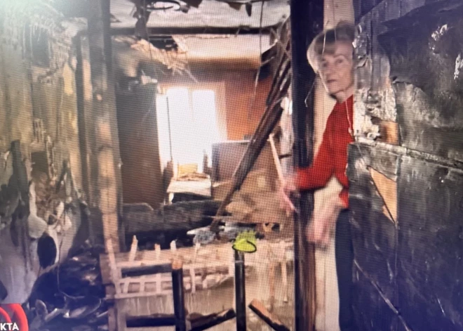 Обрушенные стены, трещины и пепел: в Смилтене в квартире взорвался газ, хозяйке требуется помощь