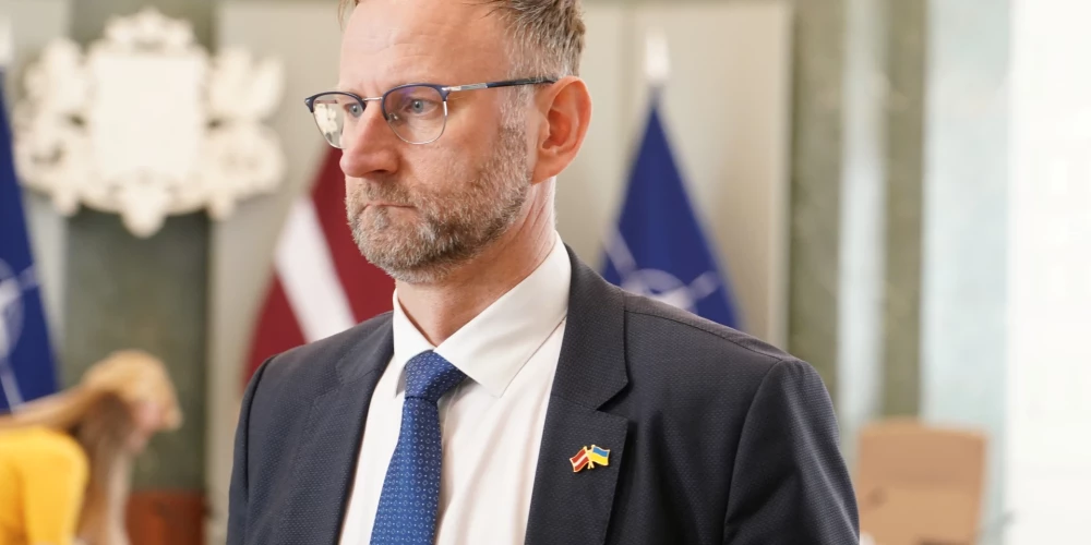 Satiksmes ministrs Atis Švinka. 