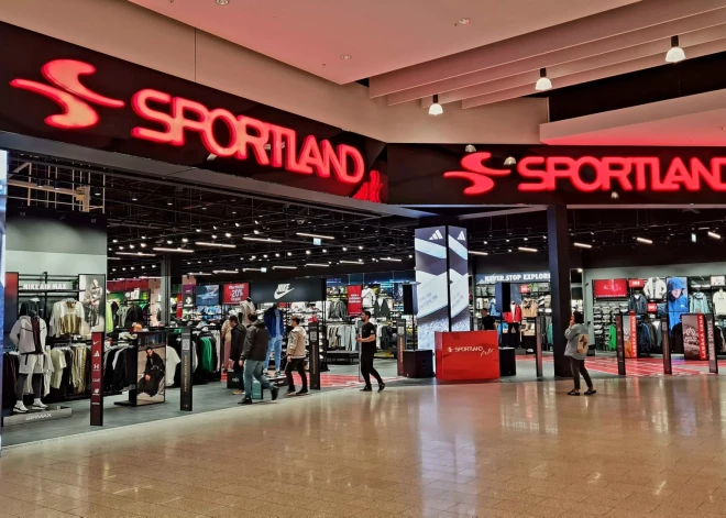ФОТО: в ТЦ AKROPOLE Rīga открылся новый магазин Sportland 