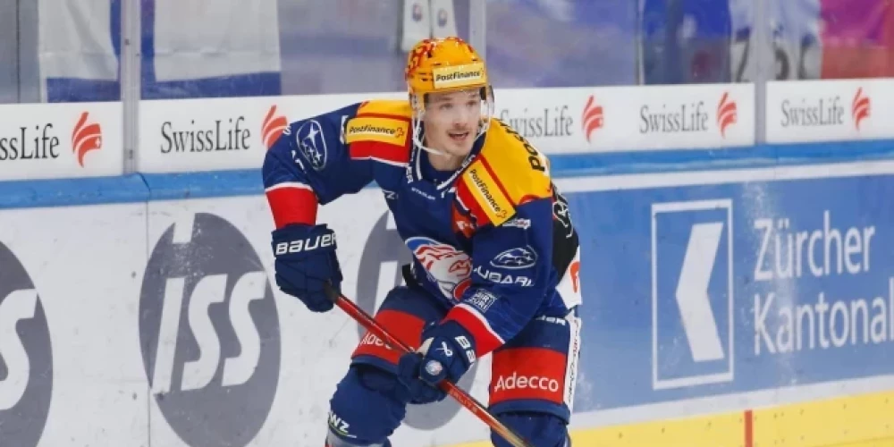 Rūdolfs Balcers Cīrihes sastāvā "play-off" bijis rezultatīvs. 