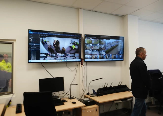 Jaunās Valsts policijas telpas.