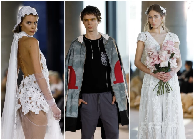 FOTO: Rīgas modes nedēļas 2. dienā - Katya Katya un lietuviešu modes zvaigznes kāzu kleitas, debitē "Berth"