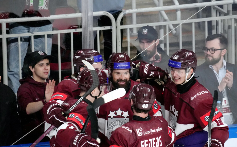Latvijas hokejisti Rīgā pārbaudes spēlē pieveic Somiju – pirmo reizi kopš 2014. gada