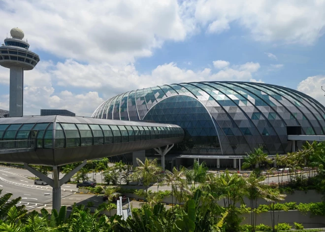 Singapūras Čangi lidosta.