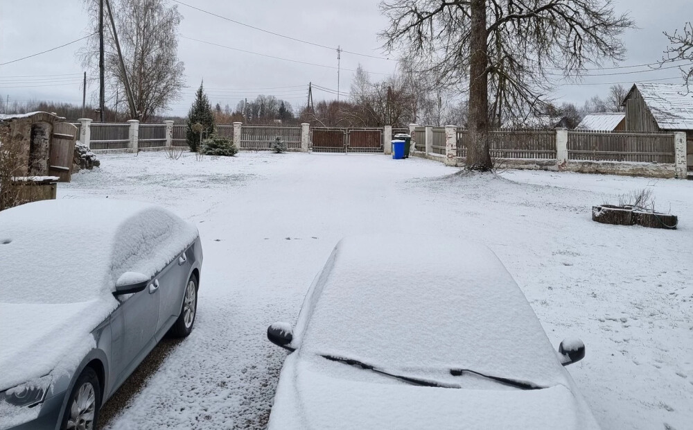 Vidzemi un Latgali ieskāvusi sniega sega, bet diena solas būt saulaina un vējaina